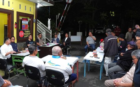 Sambang Poskamling, Kapolresta Perkuat Deteksi Dini Gangguan Kamtibmas