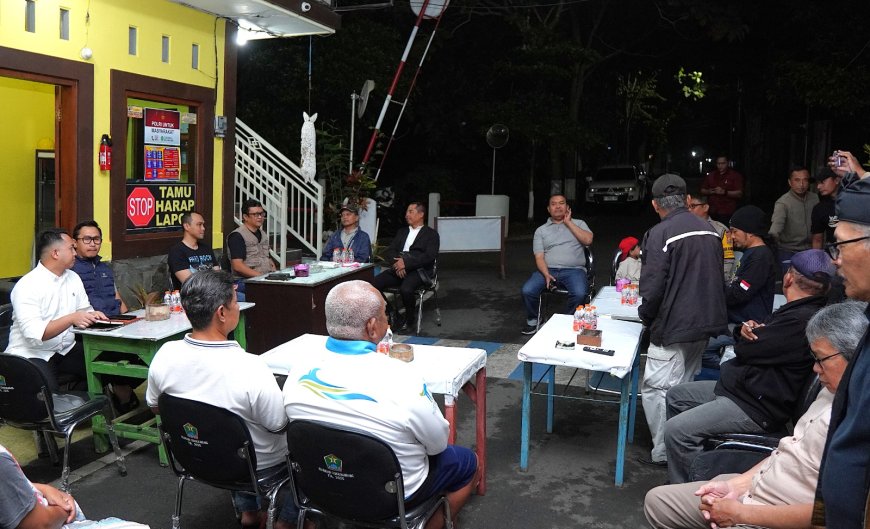 Sambang Poskamling, Kapolresta Perkuat Deteksi Dini Gangguan Kamtibmas