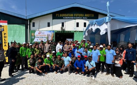 Dari Kampar ke Pasar Global, Kapolri Tinjau Inovasi Pupuk Batu Bara Karya Anak Bangsa