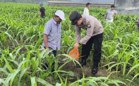 Polres Malang Konsisten Dukung Ketahanan Pangan Lewat Pemberdayaan Potensi Desa