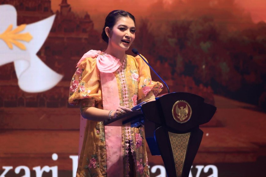 Ketua Umum Seruni Kabinet Merah Putih Selvi Gibran Buka Bazar Kreasi Bhayangkari Nusantara 2026, Dorong UMKM Naik Kelas