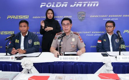 Polda Jatim Bongkar Sindikat Penipuan Online Emas Murah, Lima Tersangka Diantaranya Warga Binaan Lapas Diamankan
