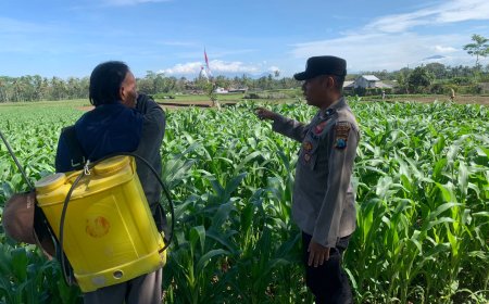 Jaga Pertanian Tetap Berjalan, Polres Malang Bangun Kolaborasi dengan Warga